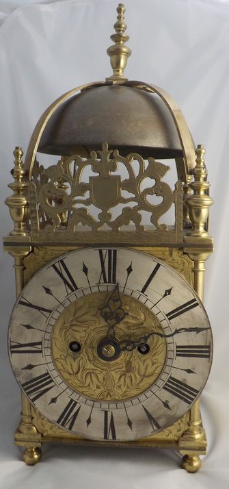 Victorian Double Fusee Lantern Clock