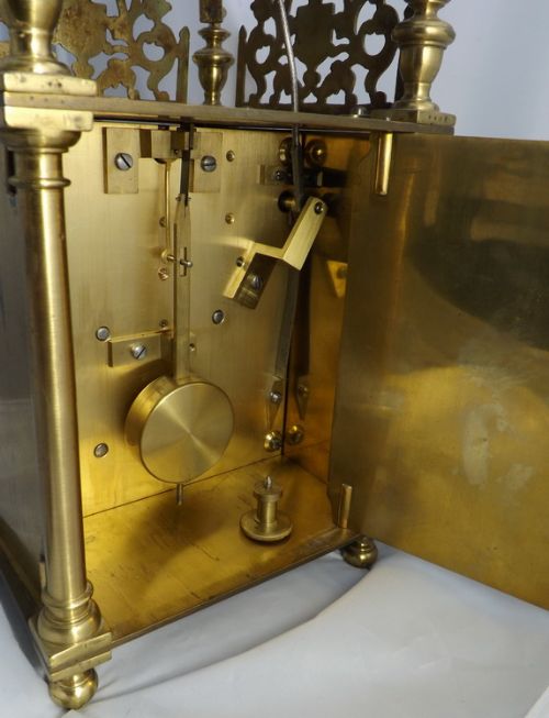 fig 1. Victorian Double Fusee Lantern Clock