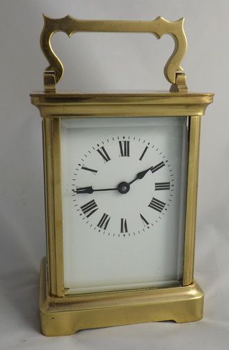 French Brass Carriage Clock