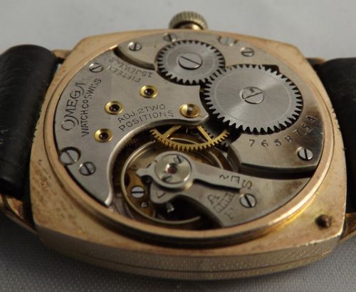 fig 1. Early Omega Gents Wristwatch