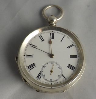 Swiss Silver Pocket Watch