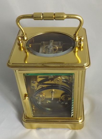 fig 1. French Brass Striking Carriage Clock