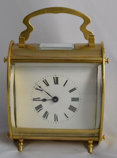 Barrel Shaped Carriage Clock