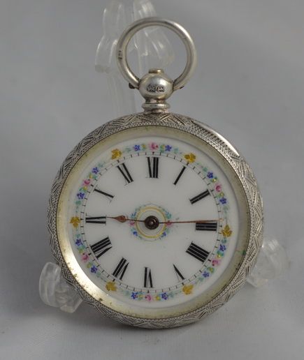 Ladies Silver Pocket Watch