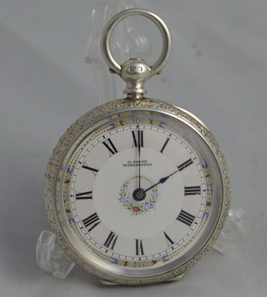 Ladies Silver Pocket Watch