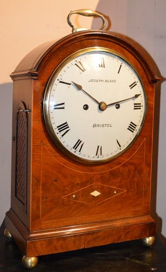 J. Blake of Bristol Georgian Fusee Bracket Clock