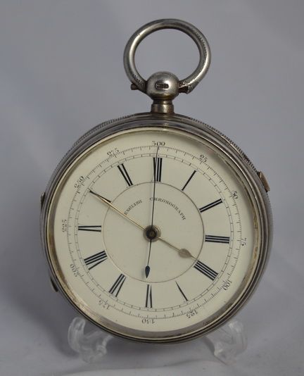 English Fusee Chronograph Pocket Watch