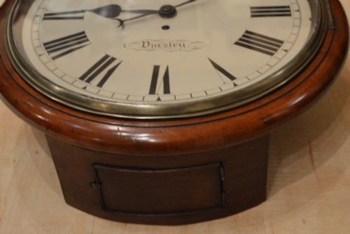 fig 1. Rickards, Dursley Fusee Dial Clock
