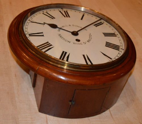 fig 1. Parnall & Sons Fusee Dial Clock