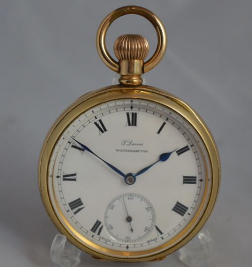 Omega Gold Plated Pocket Watch, Lacon, Wolverhampton