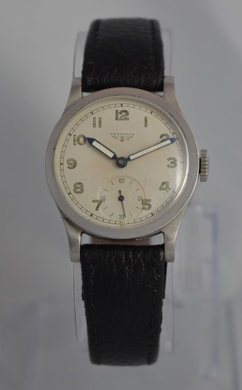 1940 Longines Stainless Steel Wristwatch