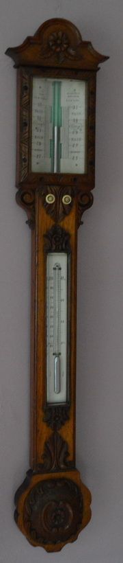 Antique Stick Barometer Hill Birmingham