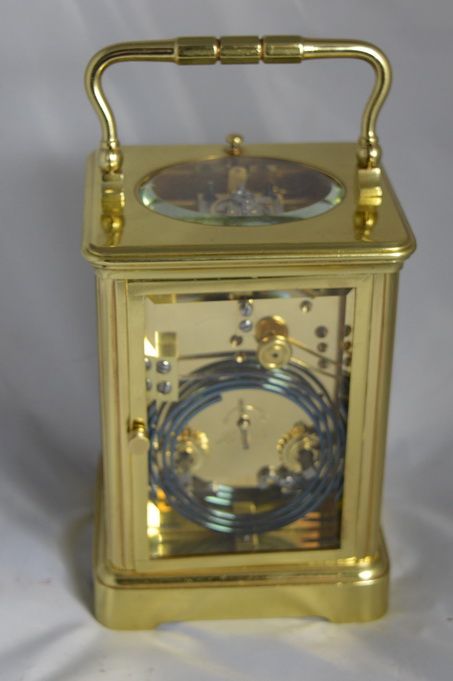 fig 1. French Striking and Repeating French Carriage Clock 