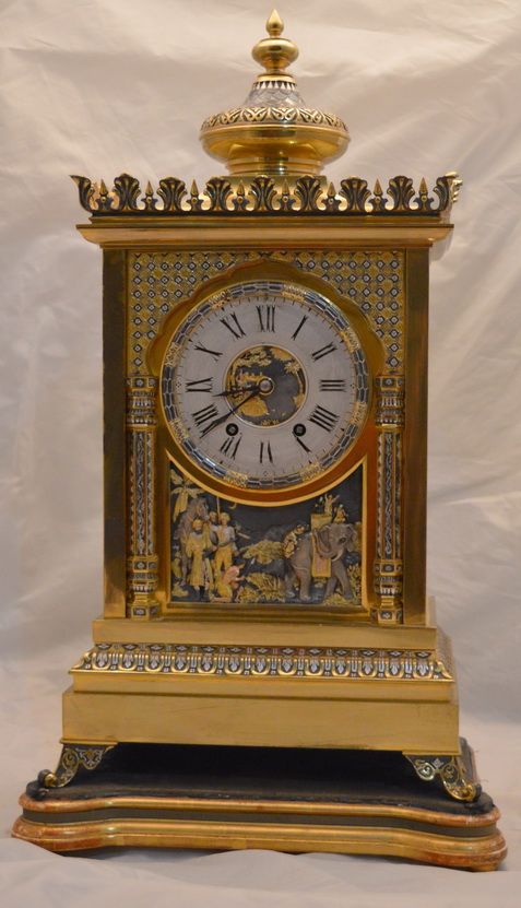 Indian Design Mantel Clock