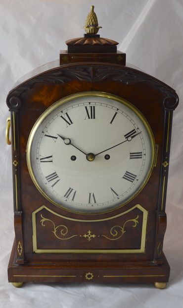 English Double Fusee Bracket/mantel Clock