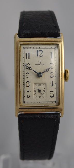Omega 1929 Art Deco 'Tank' Wristwatch