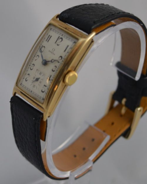 fig 1. Omega 1929 Art Deco 'Tank' Wristwatch