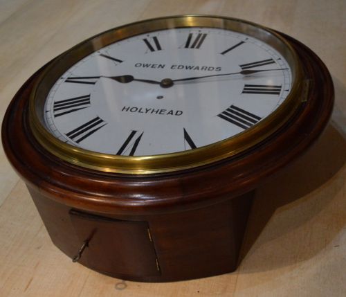 fig 1. Edwards Holyhead Fusee Dial Wall Clock