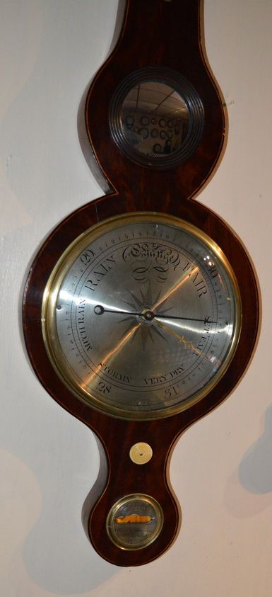 fig 1. Mahogany Barometer Pini, London.
