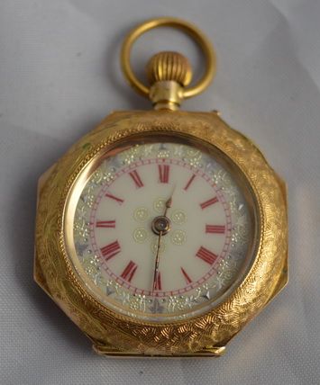 Octagonal 14k Pocket Watch