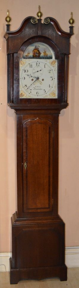 A Rocking Ship Georgian Longcase Drake Beaminster