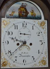 fig 1. A Rocking Ship Georgian Longcase Drake Beaminster