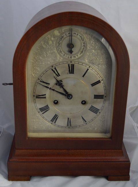 Quarter Striking Mantel Clock, Gustav Becker