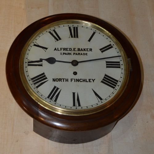 English Fusee Dial Clock  Baker North Finchley