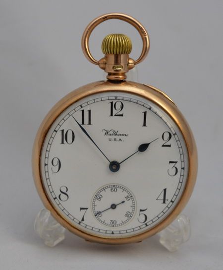 9k Gold Waltham Pocket Watch