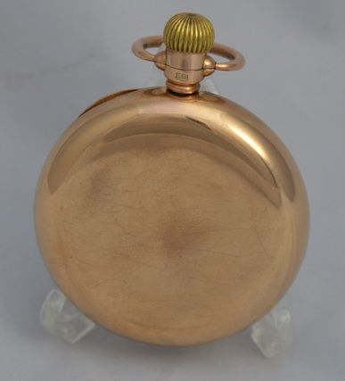 fig 1. 9K Gold Waltham Pocket Watch