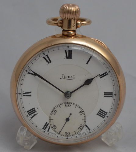 9k Gold Limit Pocket Watch