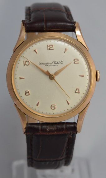 1956 Iwc Schaffhausen 18k Wristwatch