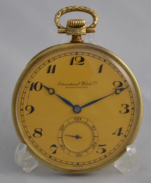 Iwc Schaffhasuen, 14k Pocket Watch, 1927