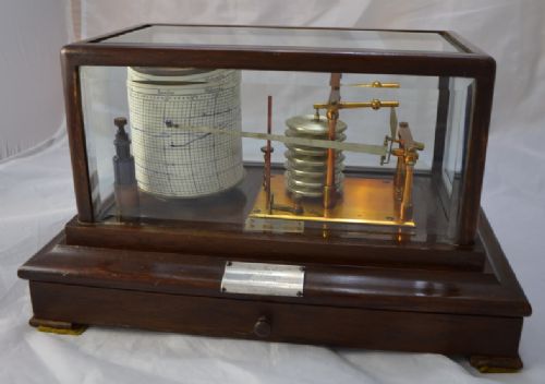 Walnut Barograph