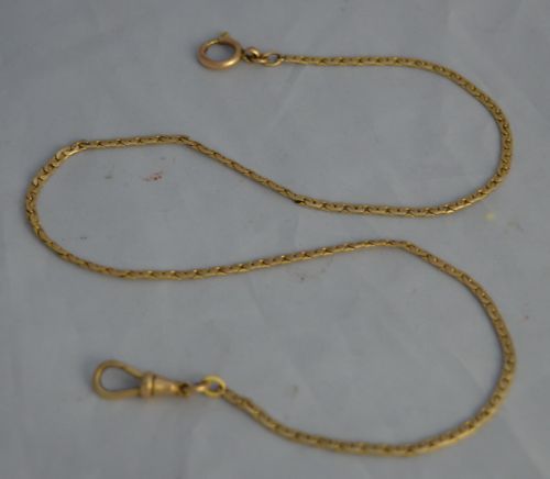 18k Gold Watch Chain