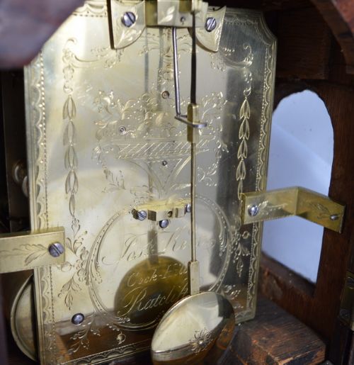fig 1. Small Georgian Bracket Clock, Kent of London