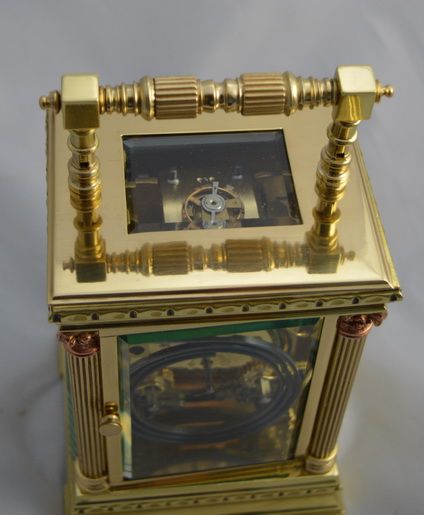 fig 1. Corinthian Column Carriage Clock