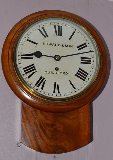 Fusee 10" Dropdial Wall Clock Edward & Son Guildford