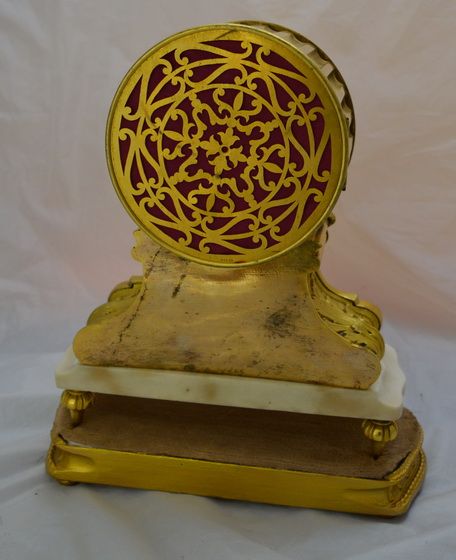 fig 1. French Ormolu Bronze Mantel Clock 