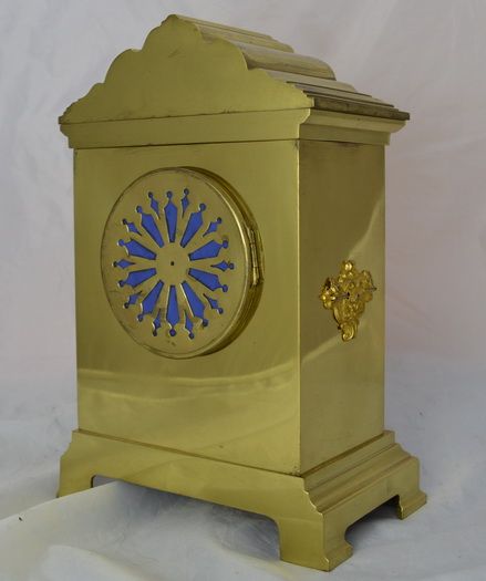 fig 1. French Brass Mantel Clock 