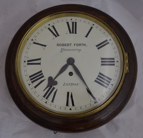 Robert Forth, London 10" Fusee Dial Clock