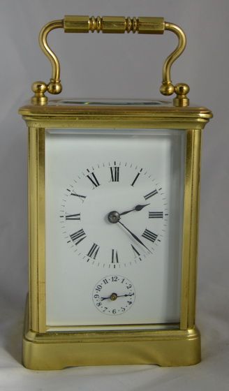 French Striking Alarm Carriage Clock