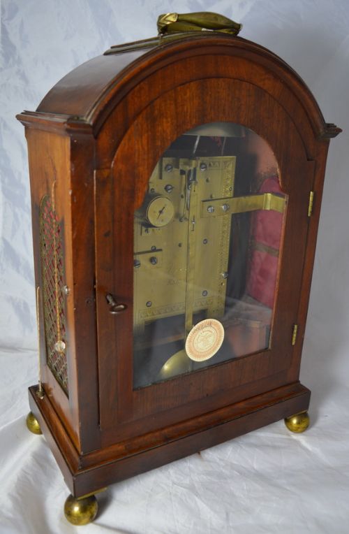 fig 1. John Upjohn London fusee bracket clock.