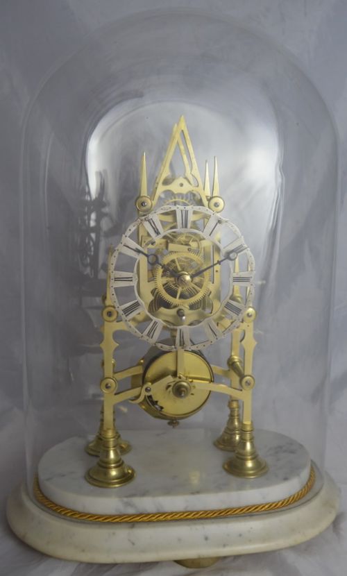 Fusee Skeleton Clock