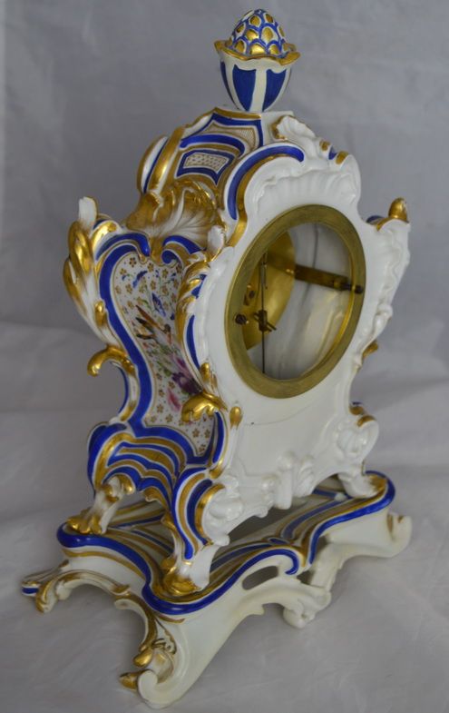 fig 1. Porcelain Mantel Clock