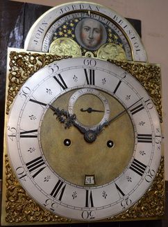 fig 1. Jordan, Bristol, Moonphase Longcase Clock 