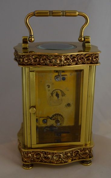 fig 1. Douchine Cased Carriage Clock 