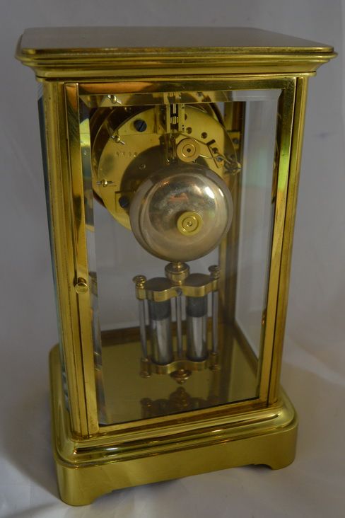 fig 1. French Four Glass Mantel Clock 