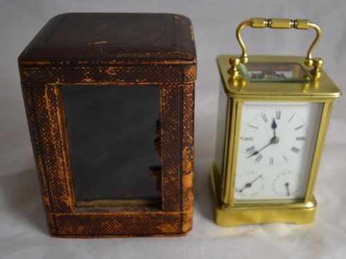 fig 1. French Carriage Clock with Calendar 