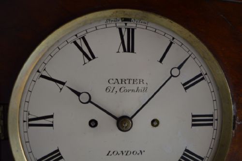fig 1. English Twin Fusee Bracket Clock, Carter, London